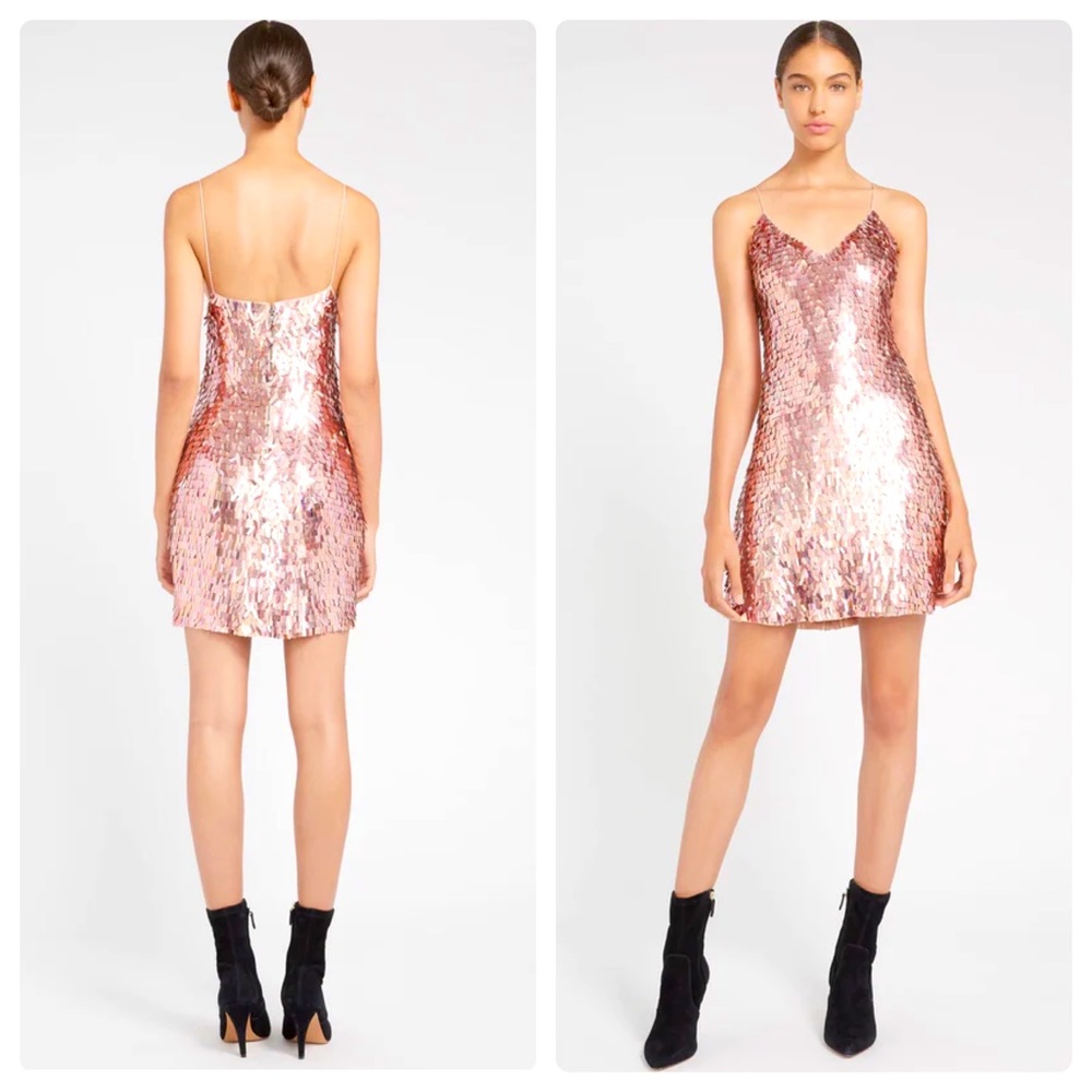 ALICE + OLIVIA Contessa Sequined Dress - Picture 4 of 13